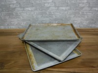 Perforated Baking Sheets - Lot of 3