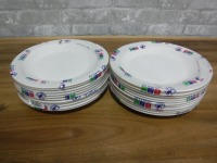 Arcoroc 9" Plates - Lot of 22