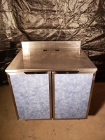 36" Duke Cabinet with 4" Backsplash and Power Cord Grommets