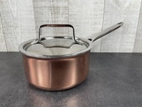 Paderno 1.6qt Copper Clad Sauce Pan