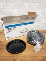 Box of Imperial 10.25" High Impact Plastic Plates (500 plates)