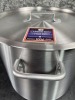32qt Premium 3004 Commercial Aluminum Stock Pot with Lid - 3