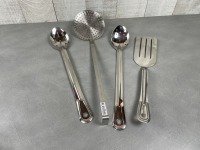 Stainless Cooking Utensils - Lot of 4 Pieces